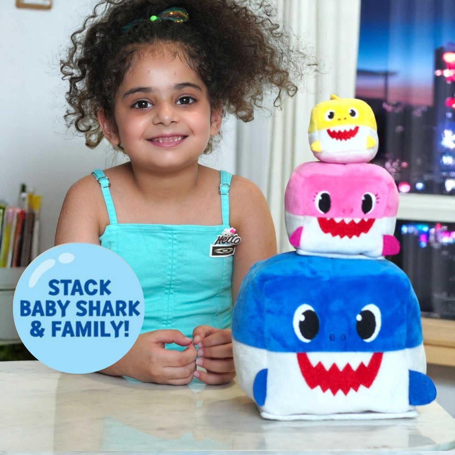 Baby Shark Family Soft Toy Set (Set of 3)
