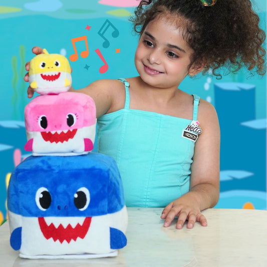 Baby Shark Family Soft Toy Set (Set of 3)